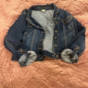 Dark Wash Denim Jacket - Classic Jean Jacket